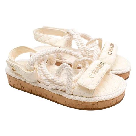 chanel espadrille sandals|chanel espadrilles buy online.